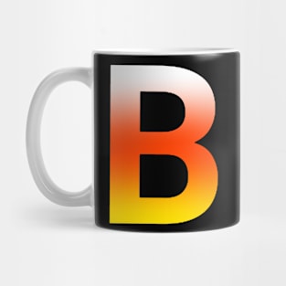 Fire Letter B Mug